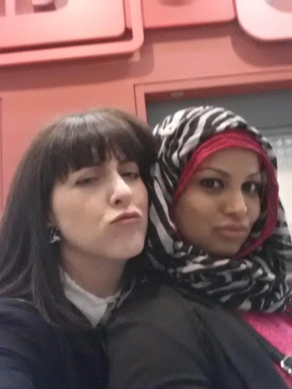 Taking a selfie with the selfie queen, Amber Rehman (@Amberzcorner)
