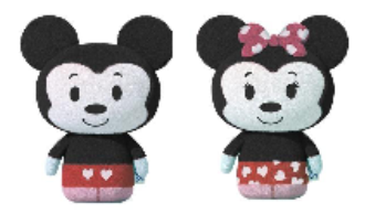 itsy bitsy Valentine Minnie and Mickey by Hallmark