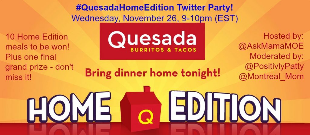 Quesada Twitter Party invitation English